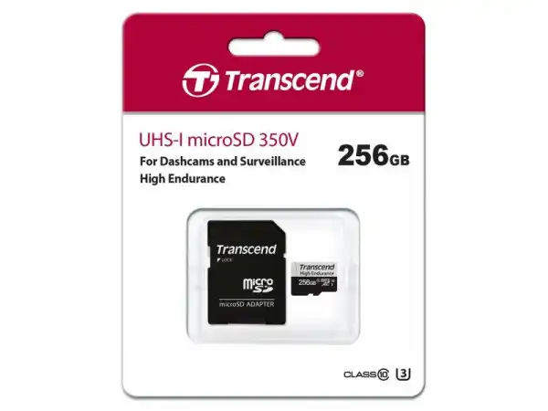 TRANSCEND TS256GUSD350V Memorijska kartiva 256GB, microSDXC sa adapterom
