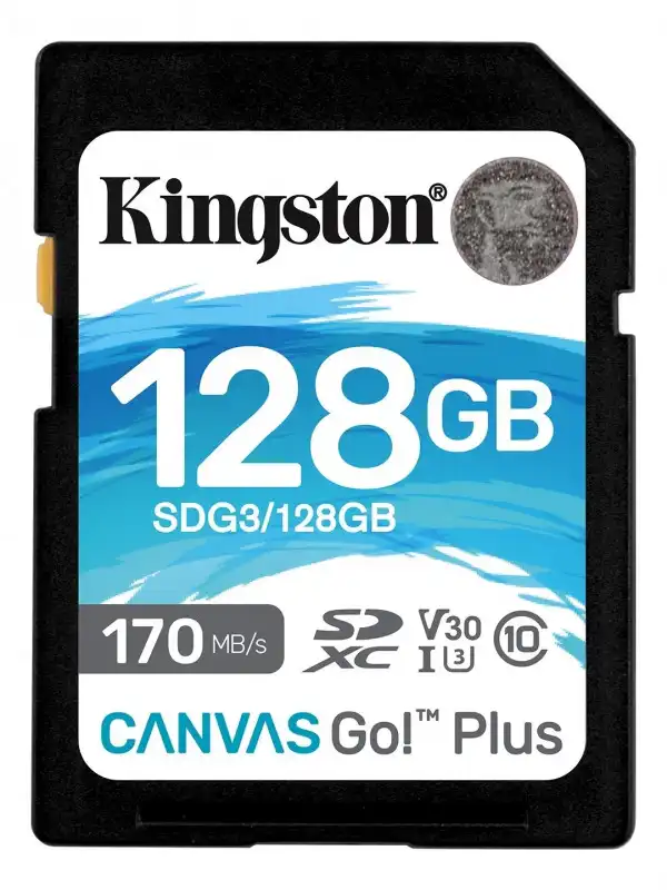 KINGSTON CanvasGo! Plus SD memorijska kartica 128GB SDG3/128GB