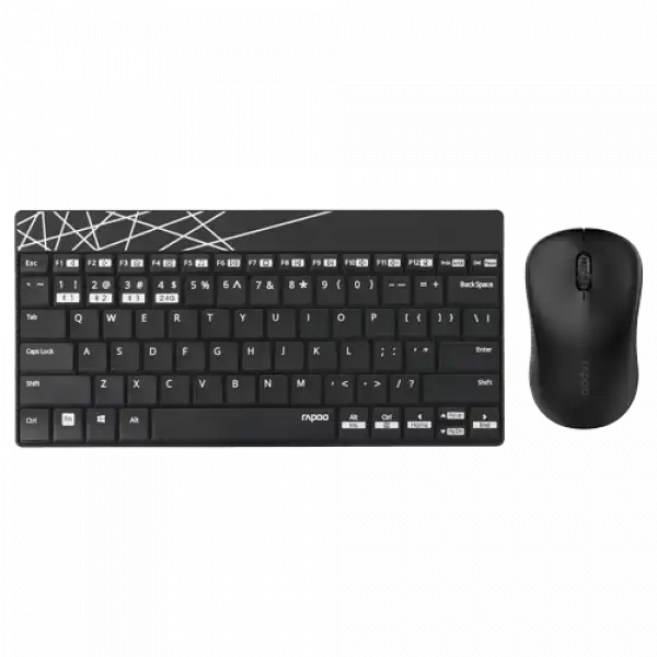 RAPOO Bežična tastatura i miš 8000M US