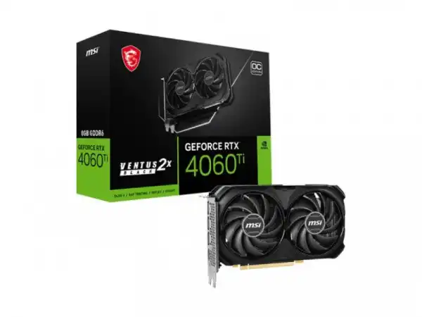 MSI Grafička kartica RTX 4060 Ti 8GB VENTUS 2X BLACK 8G OC