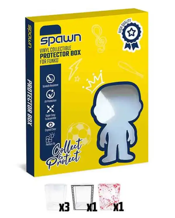 Zaštitna kutija Spawn - Komplet providnih 4'' kutija za POP figure