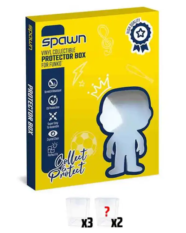 Zaštitna kutija Spawn - Komplet providnih 4'' kutija za POP figure 3+2 komada