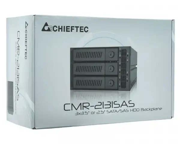 CHIEFTEC CMR-3141SAS 4 x 3.5'' ili 4 x 2.5'' SATA crna fioka za hard disk