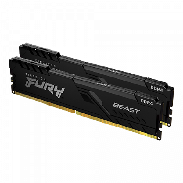 KINGSTON Fury Beast 16GB (2 x 8GB) DDR4 3600MHz CL17 - KF436C17BBK2/16