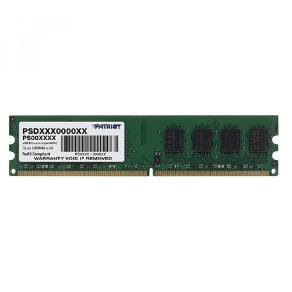 PATRIOT Signature 2GB DDR2 800MHz CL6 PSD22G80026 RAM memorija