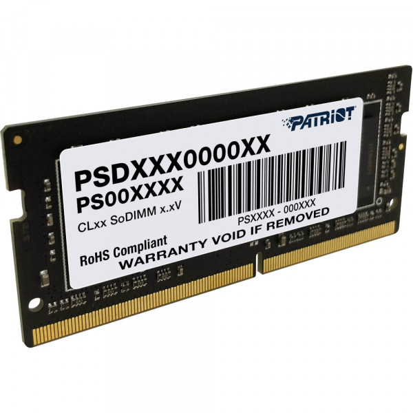 PATRIOT Signature 4GB SODIMM DDR4 2666MHz CL19 PSD44G266681S RAM memorija