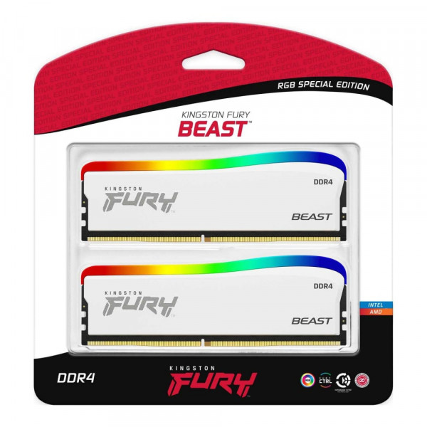 KINGSTON Fury Beast 16GB (2x8GB) DDR4 3200MHz CL16 KF432C16BWAK2/16 Memorija