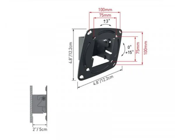BARKAN E110.B LCD TV zidni nosač 13-29'' 