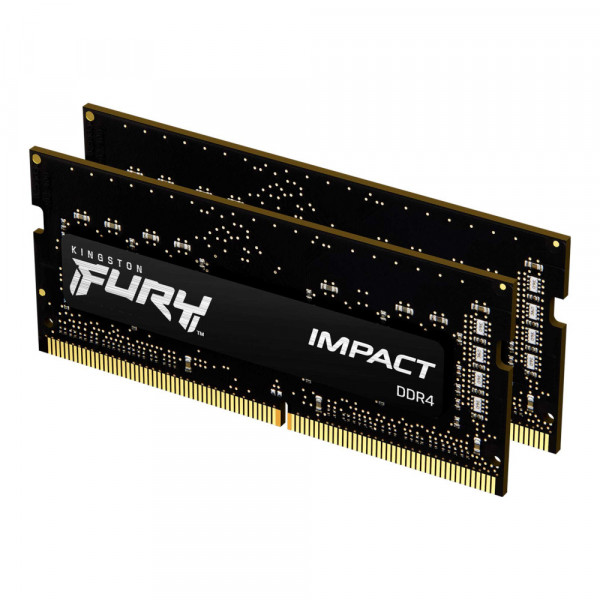 KINGSTON FURY Impact 32GB (2 x 16GB) SODIMM DDR4 3200MHz CL20 KF432S20IBK2/32 Memorija