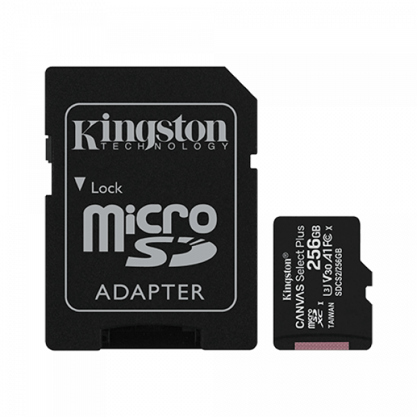 KINGSTON Memorijska kartica MicroSD CANVAS SELECT PLUS 256 GB - SDCS2/256GB