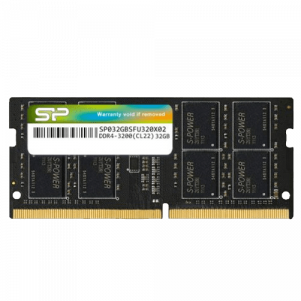 SILICON POWER SODIMM DDR4 32GB 3200MHz SP032GBSFU320X02 - RAM memorija