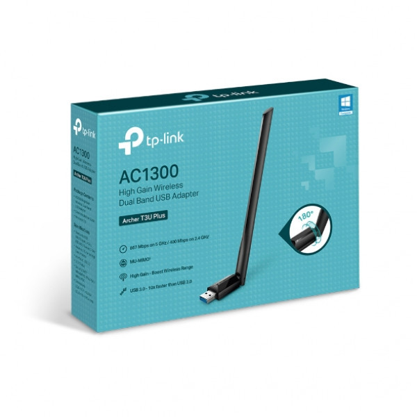 TP-LINK Bežični adapter T3U PLUS Wi-Fi