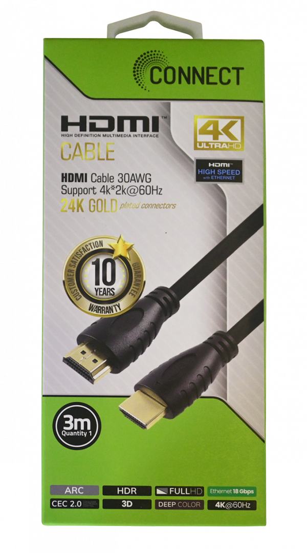 Connect HDMI kabl 24K20-3m