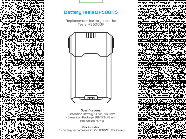 Batterry pack TESLA HS500GF/Baterije za usisivač