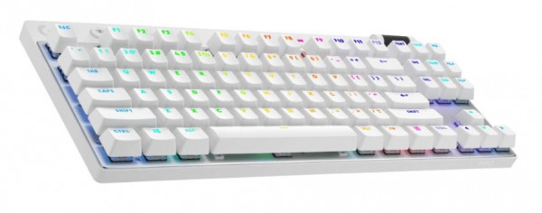 Logitech G PRO X TKL Lightspeed Gaming Keyboard, White, US, BT Tactile