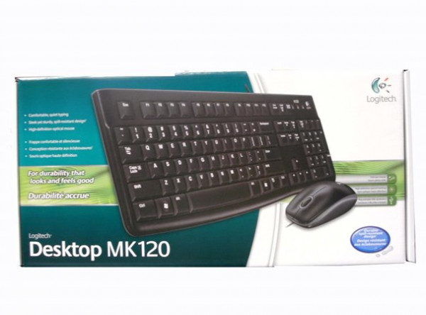 Logitech MK120 Wired Desktop US
