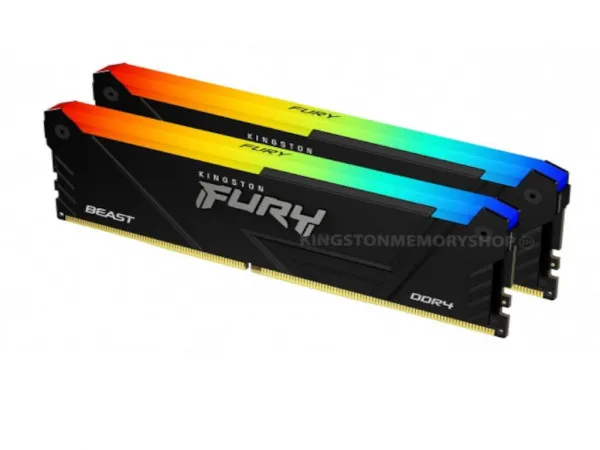 Memorija KINGSTON FURY BEAST KF432C16BB2AK2/16 16GB(8x2GB)/DIMM/DDR4/3200GHz/crna