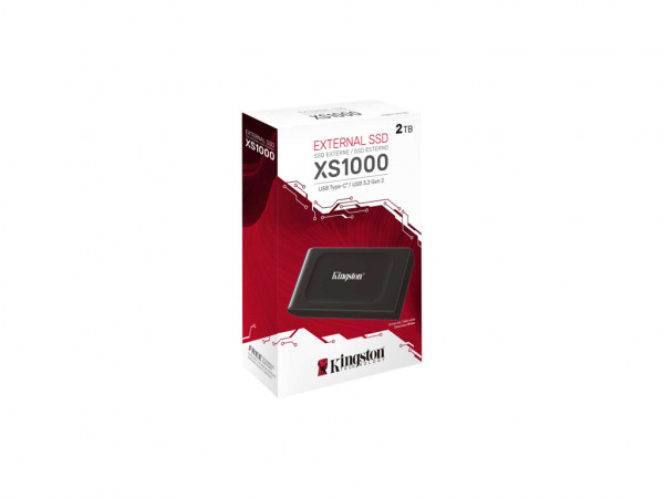 SSD KINGSTON XS1000 2TB/USB 3.2/eksterni/crna