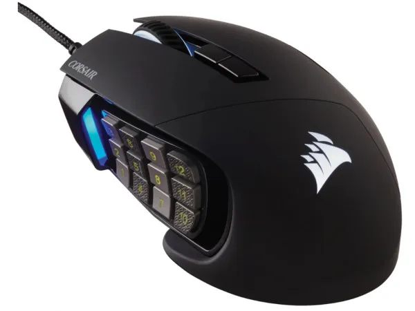 Miš CORSAIR SCIMITAR RGB ELITE žični/crna