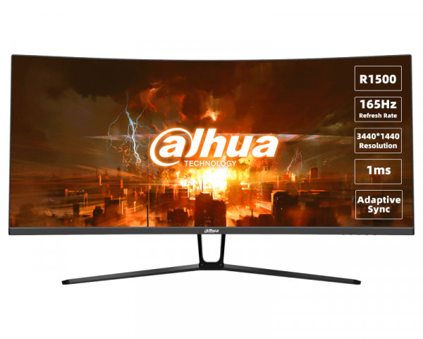 DAHUA 34 inča LM34-E330C WQHD Gaming zakrivljeni monitor 
