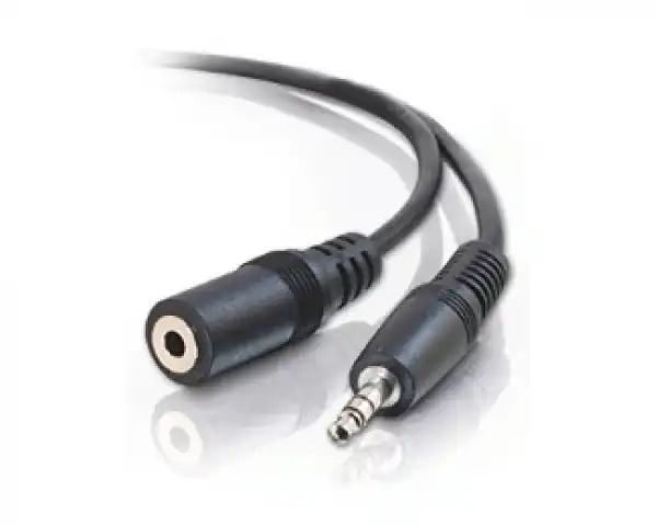 E-GREEN Kabl audio 3.5mm - 3.5mm MF (produžni) 3m crni