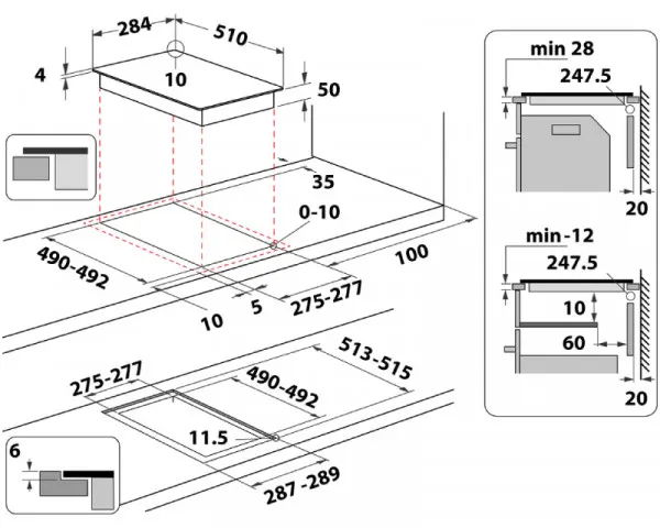 WHIRLPOOL Indukciona ugradna ploča WS Q0530 NE