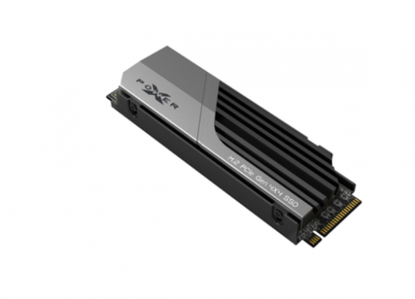 SILICON POWER M.2 NVMe 2TB SSD, XS70, PCIe Gen 4x4, 3D NAND, Read up to 7,300 MB/s, Write up to 6,800 MB/s, 2280, w/ Heat Sink ( SP02KGBP44XS7005 )
