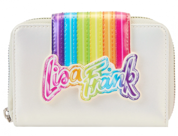 Lisa Frank Rainbow Logo Zip Around Wallet