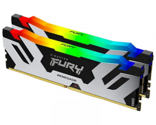 KINGSTON DIMM DDR5 32GB (2x16GB kit) 8000MTs KF580C38RSAK2-32 FURY Renegade Silver RGB XMP 