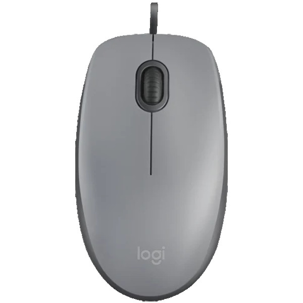 LOGITECH M110 Silent - MID GRAY - USB - NA - EMEA-808 - AKOYA HANGTAB BOX M110S ( 910-006760 ) 