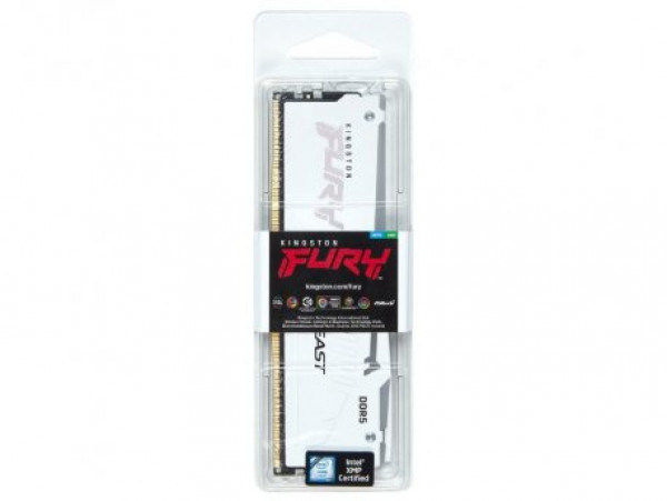 KINGSTON DIMM DDR5 64GB 2x32GB kit 6000MT/s KF560C36BWEAK2-64 FURY Beast RGB White EXPO
