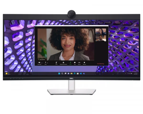 DELL 34.1 inch P3424WEB WQHD Video konferencijski zakrivljeni IPS monitor 
