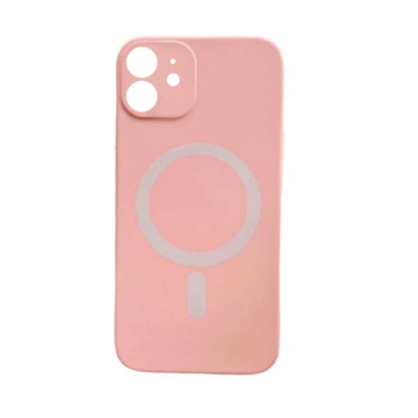 Apple Silikonska futrola Magsafe COLOR Iphone 11 BEBI ROZE