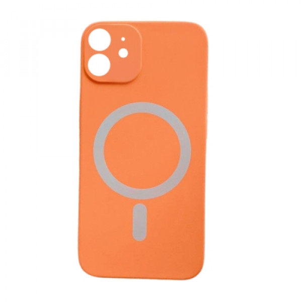 Apple Silikonska futrola Magsafe COLOR Iphone 11 NARANDŽASTA