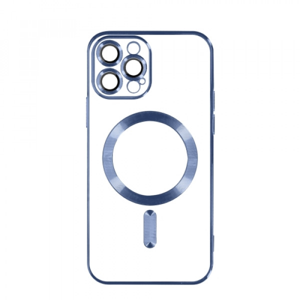 Apple Silikonska futrola Magsafe Iphone 15+ PLAVA
