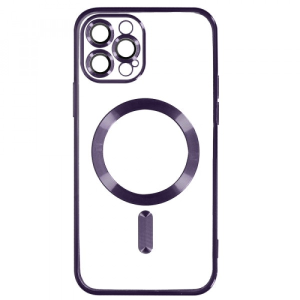 Apple Silikonska futrola Magsafe Iphone 12 PRO LILA