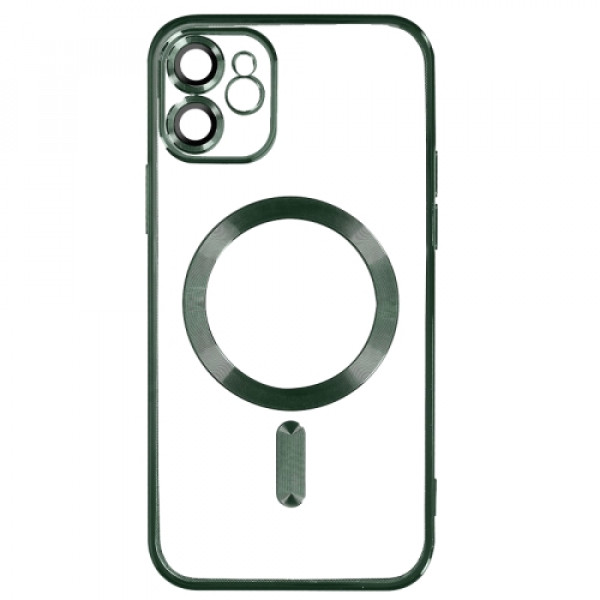Apple Silikonska futrola Magsafe Iphone 12 ZELENA