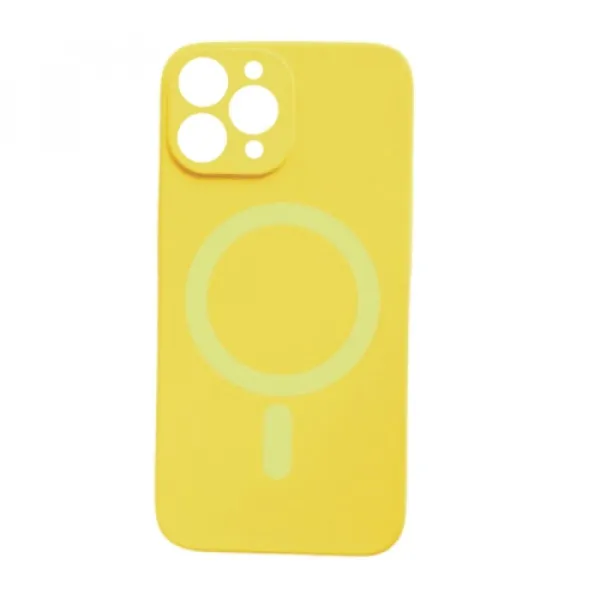 Silikonska COLOR futrola Magsafe Iphone 12 PRO ŽUTA