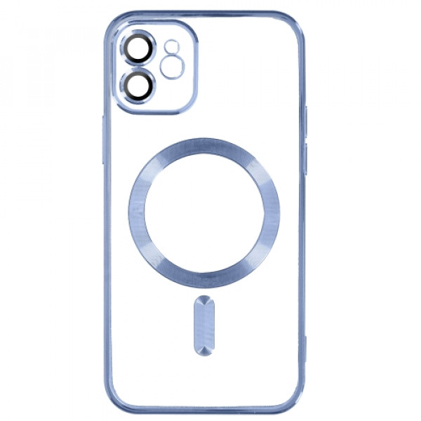 Apple Silikonska futrola Magsafe Iphone 12 PLAVA