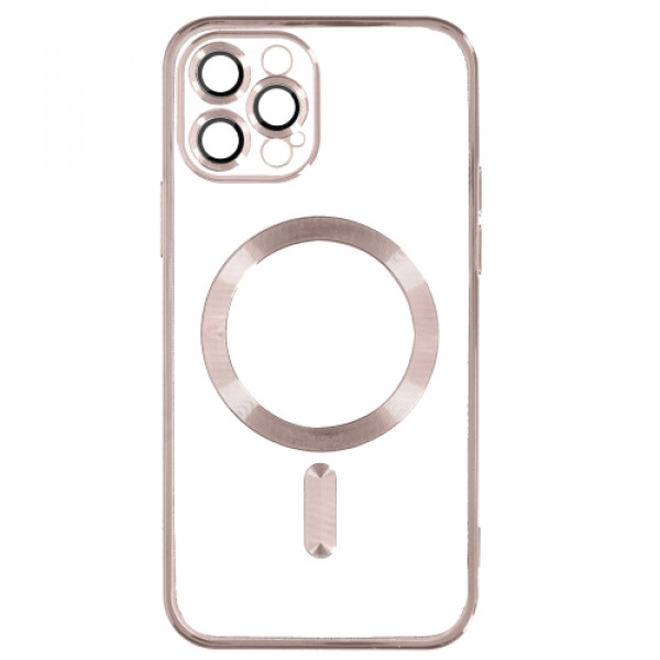 Apple Silikonska futrola Magsafe Iphone 12 PRO ROZE