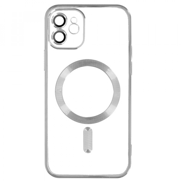 Apple Silikonska futrola Magsafe Iphone 12 SILVER