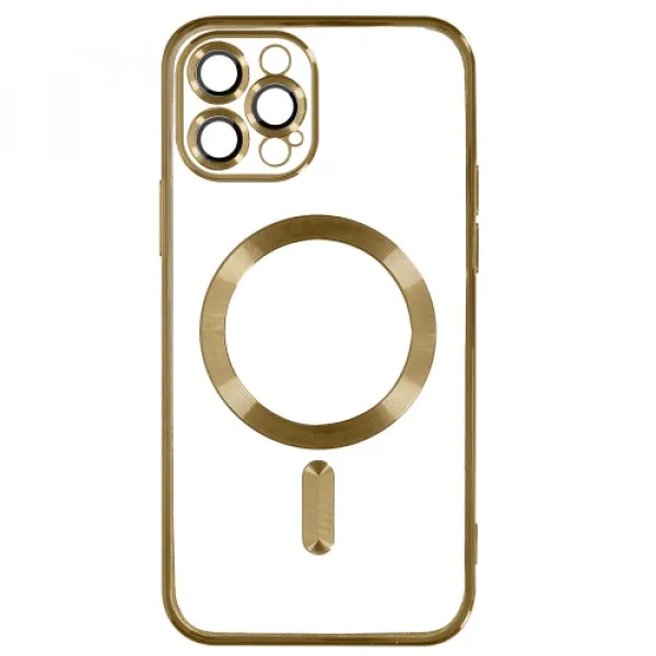 Apple Silikonska futrola Magsafe Iphone 12 PRO ZLATNA