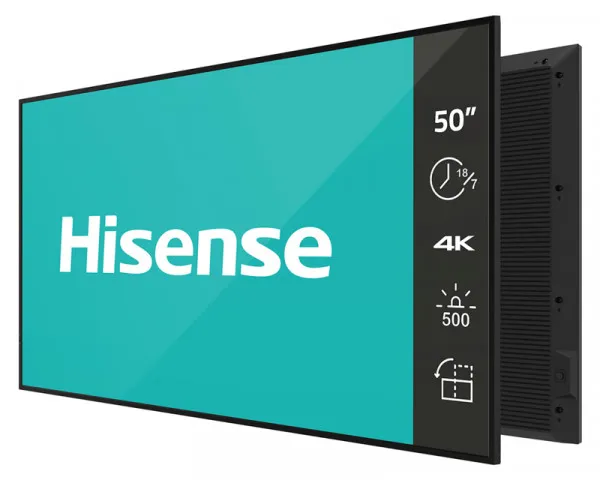 HISENSE 50 inča 50GM50D 4K UHD 500 nita Digital Signage Display - 187 Operation 