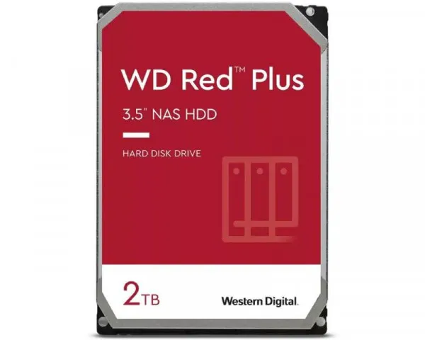 WD 2TB 3.5 inča SATA III 64MB WD20EFPX Red Plus hard disk hard disk