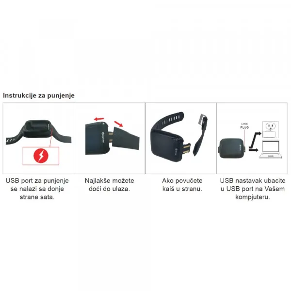 DENVER SW-154 Black Pametni sat