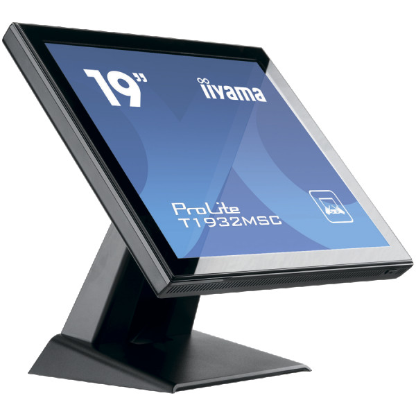 IIYAMA Monitor LED T1932MSC-B1S 19 10pt IPS TOUCH 1280 x 1024  14ms 250 cdm˛ projective capacitive IP54 VGA HDMI DP ( T1932MSC-B1S ) 
