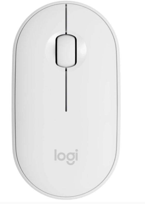 LOGITECH Pebble Mouse 2 M350s, Tonal White