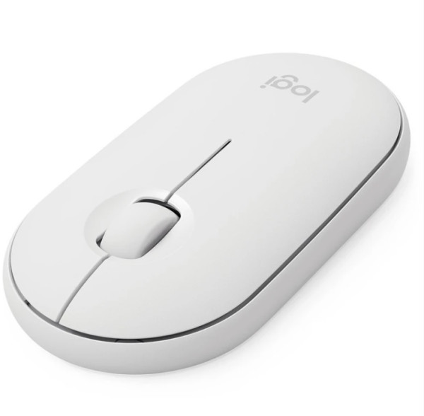 LOGITECH Pebble Mouse 2 M350s, Tonal White