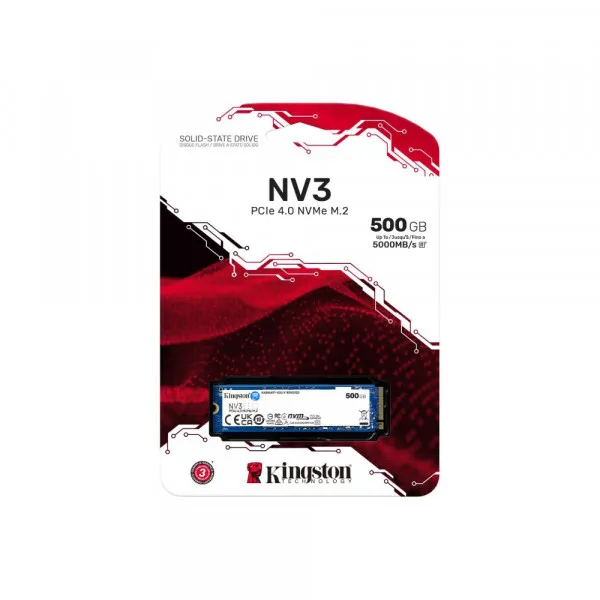 KINGSTON NV3 500GB M.2 2280 PCIe 4.0 NVMe SNV3S/500G SSD