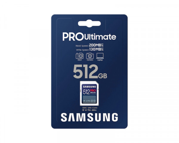 SAMSUNG Memorijska kartica PRO Ultimate Full Size SDXC 512GB U3 MB-SY512S 
